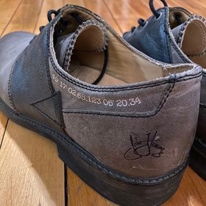 John Fluevog – Cagney Contrast Lace-up Derby Men’s size 8 Color Silver